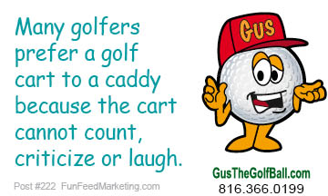 Funny Golf Joke 69 | Gus The Golf Ball™